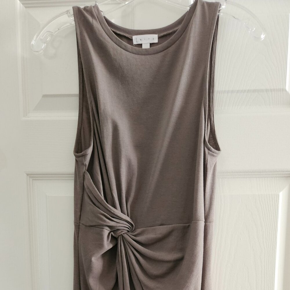 Taupe Sleeveless Dress